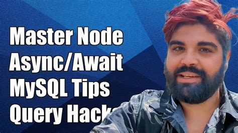 nodejs mysql await.